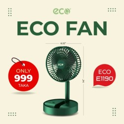 Eco E1190 Rechargeable Fan