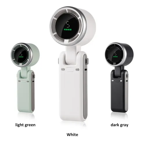 High Speed Turbo Fan – Portable USB Handheld & Neck Hanging Folding Fan