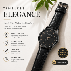 Brown Strap Watch
