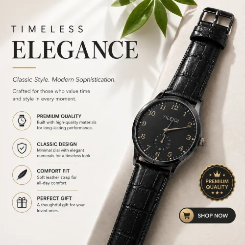 Brown Strap Watch