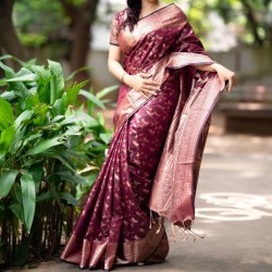 Kashmiri Lata Pata Saree