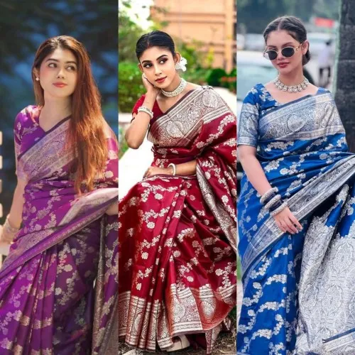 Premium Banarasi Silk Katan Saree 