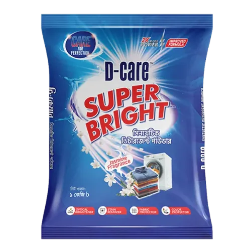 D-Care Super Bright Synthetic Detergent Powder 1kg