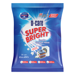D-Care Super Bright Synthetic Detergent Powder 500gm