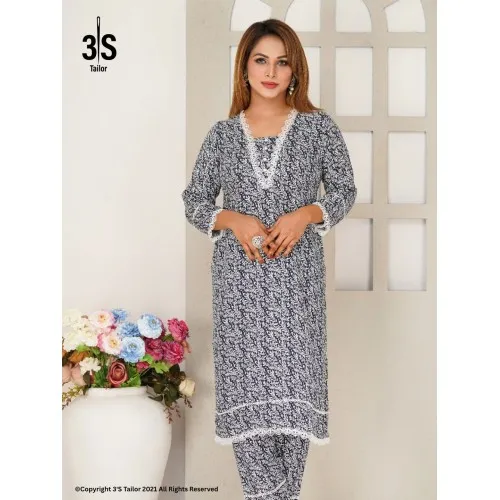 Two Pecs-3/S Tailor Black White